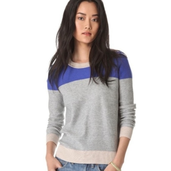 Madewell Sweaters - Madewell | Waffle Knit Color-Weave Sweater M